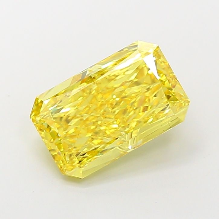 Loose Diamond - RADIANT 4.03ct Fancy Vivid Yellow VS2: Loose Diamond - RADIANT 4.03ct Fancy Vivid Yellow VS2 Source: This is a real non-mined Diamond that has been grown in a lab Shape: RADIANT Carats: 4.03 Color: Fancy Vivid Yellow Certification: IGI Vid