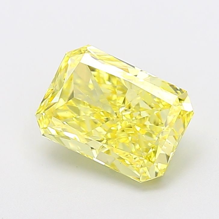 Loose Diamond - RADIANT 3.01ct Fancy Vivid Yellow VS1: Loose Diamond - RADIANT 3.01ct Fancy Vivid Yellow VS1 Source: This is a real non-mined Diamond that has been grown in a lab Shape: RADIANT Carats: 3.01 Color: Fancy Vivid Yellow Certification: IGI The