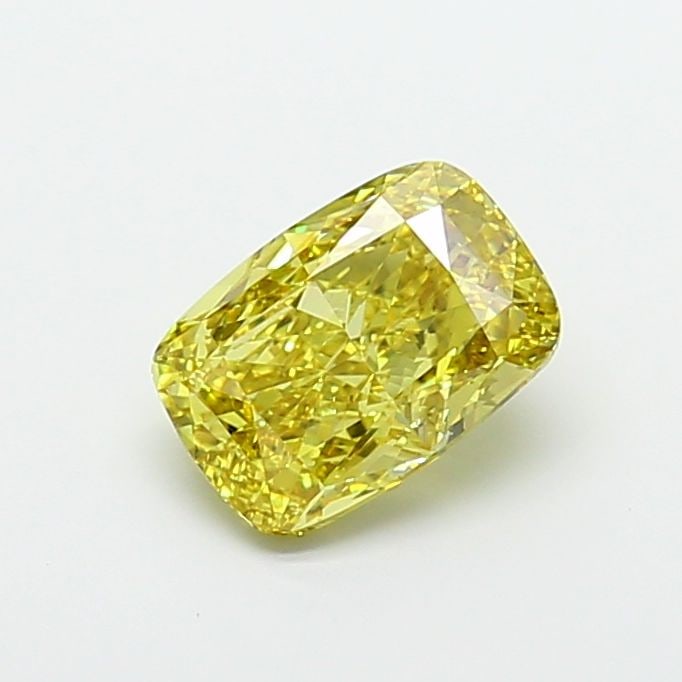 Loose Diamond - CUSHION MODIFIED 4.03ct Fancy Intense Yellow VS1: Loose Diamond - CUSHION MODIFIED 4.03ct Fancy Intense Yellow VS1 Source: This is a real non-mined Diamond that has been grown in a lab Shape: CUSHION MODIFIED Carats: 4.03 Color: Fancy Intense Yellow 