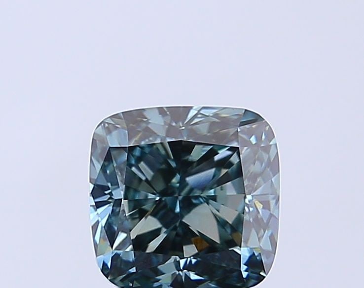 Loose Diamond - CUSHION MODIFIED 2.03ct Fancy Grayish Blue VS1: Loose Diamond - CUSHION MODIFIED 2.03ct Fancy Grayish Blue VS1 Source: This is a real non-mined Diamond that has been grown in a lab Shape: CUSHION MODIFIED Carats: 2.03 Color: Fancy Grayish Blue Cert
