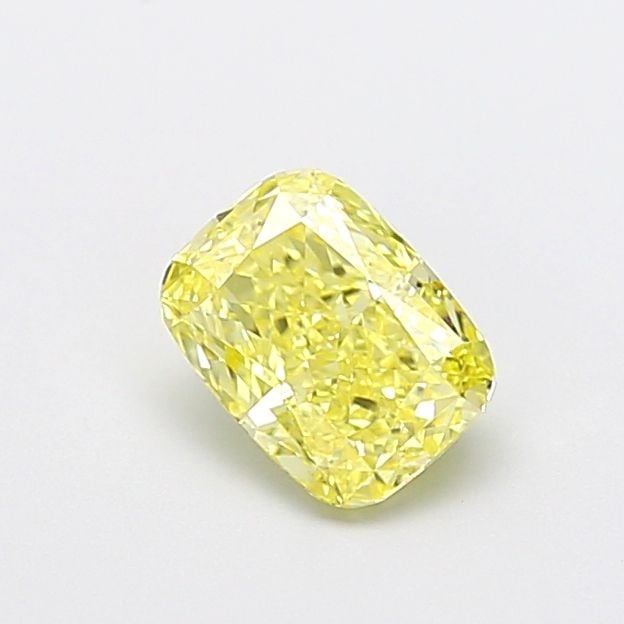 Loose Diamond - CUSHION MODIFIED 1.06ct Fancy Intense Yellow VS1: Loose Diamond - CUSHION MODIFIED 1.06ct Fancy Intense Yellow VS1 Source: This is a real non-mined Diamond that has been grown in a lab Shape: CUSHION MODIFIED Carats: 1.06 Color: Fancy Intense Yellow