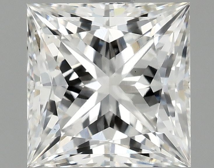 Loose Diamond - PRINCESS 2.02ct F VS1: Loose Diamond - PRINCESS 2.02ct F VS1 Source: This is a real non-mined Diamond that has been grown in a lab Shape: PRINCESS Carats: 2.02 Color: F Clarity: VS1 Certification: IGI Video: Video Link The