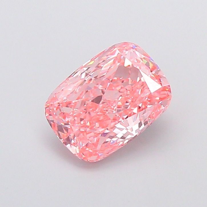 Loose Diamond - CUSHION MODIFIED 2.41ct Fancy Vivid Pink VVS2: Loose Diamond - CUSHION MODIFIED 2.41ct Fancy Vivid Pink VVS2 Source: This is a real non-mined Diamond that has been grown in a lab Shape: CUSHION MODIFIED Carats: 2.41 Color: Fancy Vivid Pink Certifi