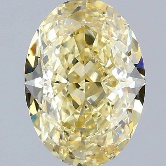 Loose Diamond - OVAL 1.08ct Fancy Intense Yellow VVS2: Loose Diamond - OVAL 1.08ct Fancy Intense Yellow VVS2 Source: This is a real non-mined Diamond that has been grown in a lab Shape: OVAL Carats: 1.08 Color: Fancy Intense Yellow Certification: IGI Vide