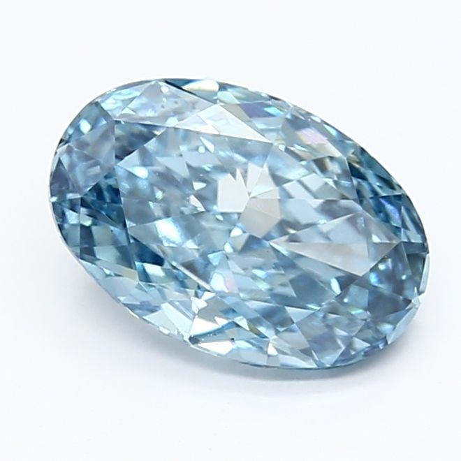 Loose Diamond - OVAL 1.92ct Fancy Vivid Blue VS1: Loose Diamond - OVAL 1.92ct Fancy Vivid Blue VS1 Source: This is a real non-mined Diamond that has been grown in a lab Shape: OVAL Carats: 1.92 Color: Fancy Vivid Blue Certification: IGI Video: