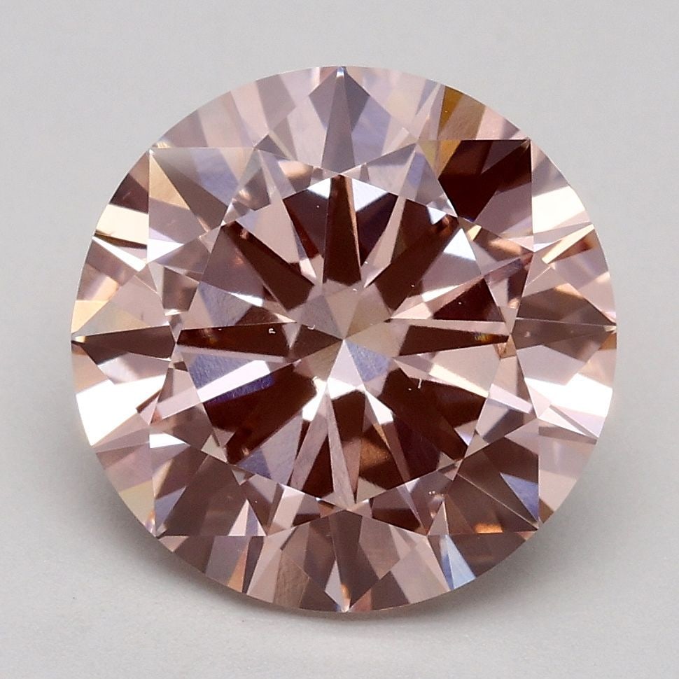 Loose Diamond - ROUND 3.0ct Fancy Intense Pink VS1: Loose Diamond - ROUND 3.0ct Fancy Intense Pink VS1 Source: This is a real non-mined Diamond that has been grown in a lab Shape: ROUND Carats: 3.0 Color: Fancy Intense Pink Certification: IGI Video: