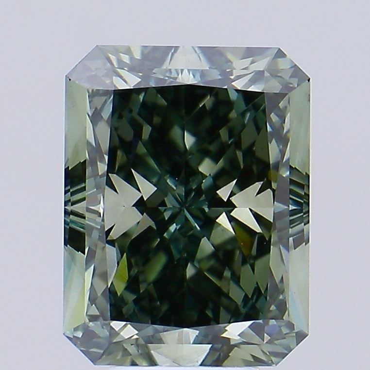 Loose Diamond - RADIANT 7.72ct Fancy Deep Green VVS2: Loose Diamond - RADIANT 7.72ct Fancy Deep Green VVS2 Source: This is a real non-mined Diamond that has been grown in a lab Shape: RADIANT Carats: 7.72 Color: Fancy Deep Green Certification: IGI Video: