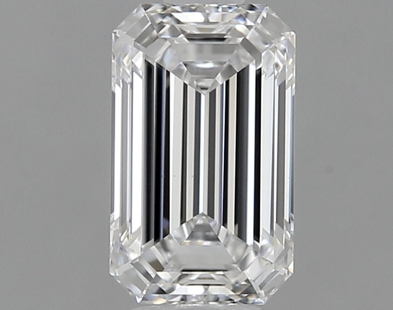 Loose Diamond - EMERALD 0.67ct D VS1: Loose Diamond - EMERALD 0.67ct D VS1 Source: This is a real non-mined Diamond that has been grown in a lab Shape: EMERALD Carats: 0.67 Color: D Clarity: VS1 Certification: IGI The Diamond Depot Guaran
