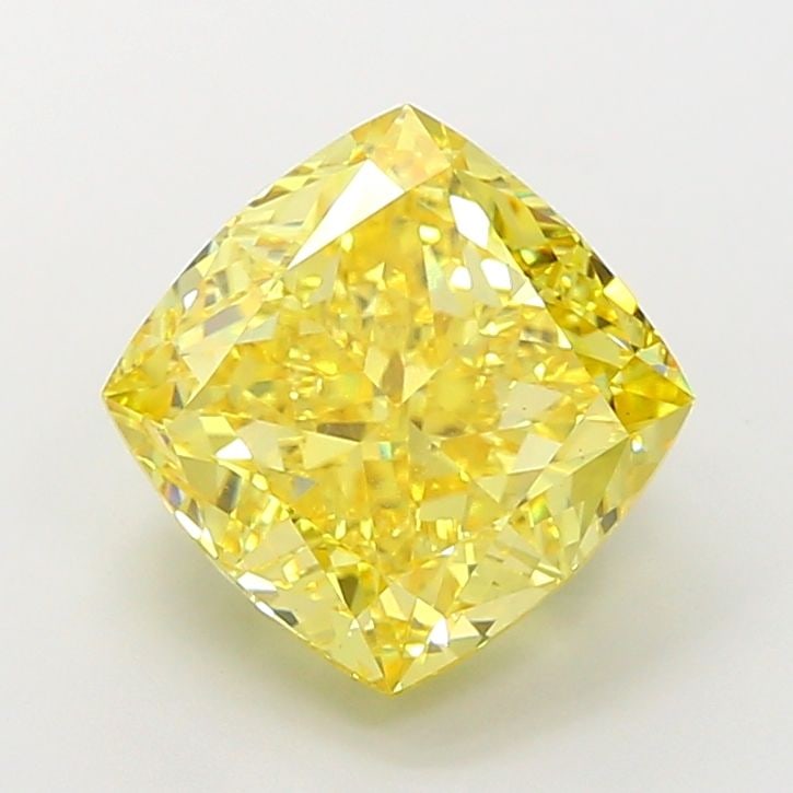 Loose Diamond - CUSHION MODIFIED 7.21ct Fancy Vivid Yellow VS1: Loose Diamond - CUSHION MODIFIED 7.21ct Fancy Vivid Yellow VS1 Source: This is a real non-mined Diamond that has been grown in a lab Shape: CUSHION MODIFIED Carats: 7.21 Color: Fancy Vivid Yellow Cert