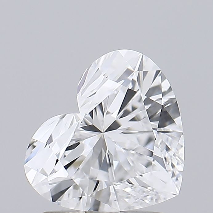 Loose Diamond - HEART 1.46ct D VVS2: Loose Diamond - HEART 1.46ct D VVS2 Source: This is a real non-mined Diamond that has been grown in a lab Shape: HEART Carats: 1.46 Color: D Clarity: VVS2 Certification: IGI Video: