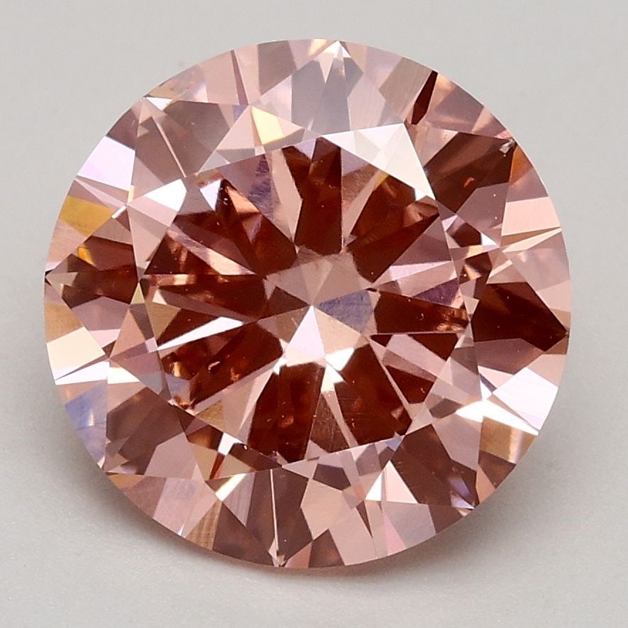 Loose Diamond - ROUND 2.51ct Fancy Intense Pink VS2: Loose Diamond - ROUND 2.51ct Fancy Intense Pink VS2 Source: This is a real non-mined Diamond that has been grown in a lab Shape: ROUND Carats: 2.51 Color: Fancy Intense Pink Certification: IGI Video: