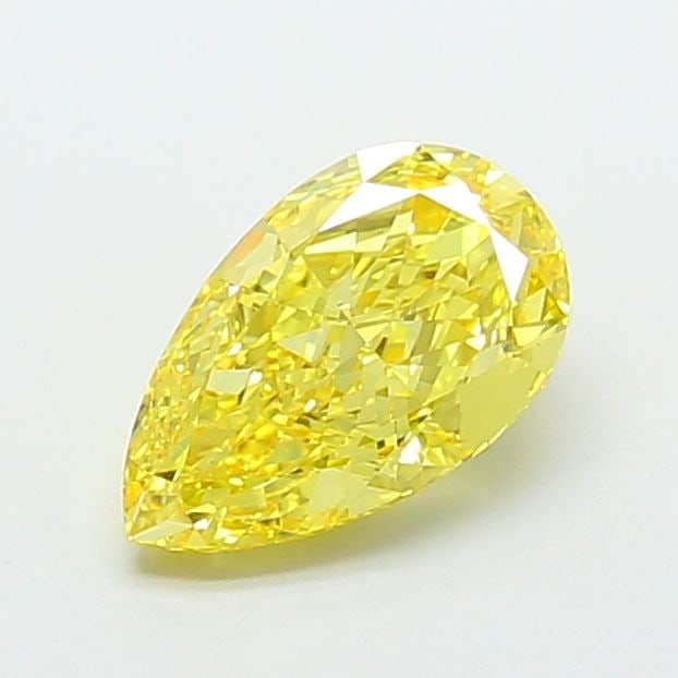 Loose Diamond - PEAR 3.53ct Fancy Vivid Yellow VS1: Loose Diamond - PEAR 3.53ct Fancy Vivid Yellow VS1 Source: This is a real non-mined Diamond that has been grown in a lab Shape: PEAR Carats: 3.53 Color: Fancy Vivid Yellow Certification: IGI Video: