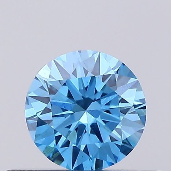 Ideal Loose Diamond - ROUND 0.26ct Fancy Vivid Blue VS1: Ideal Loose Diamond - ROUND 0.26ct Fancy Vivid Blue VS1 Source: This is a real non-mined Diamond that has been grown in a lab Shape: ROUND Carats: 0.26 Color: Fancy Vivid Blue Certification: IGI