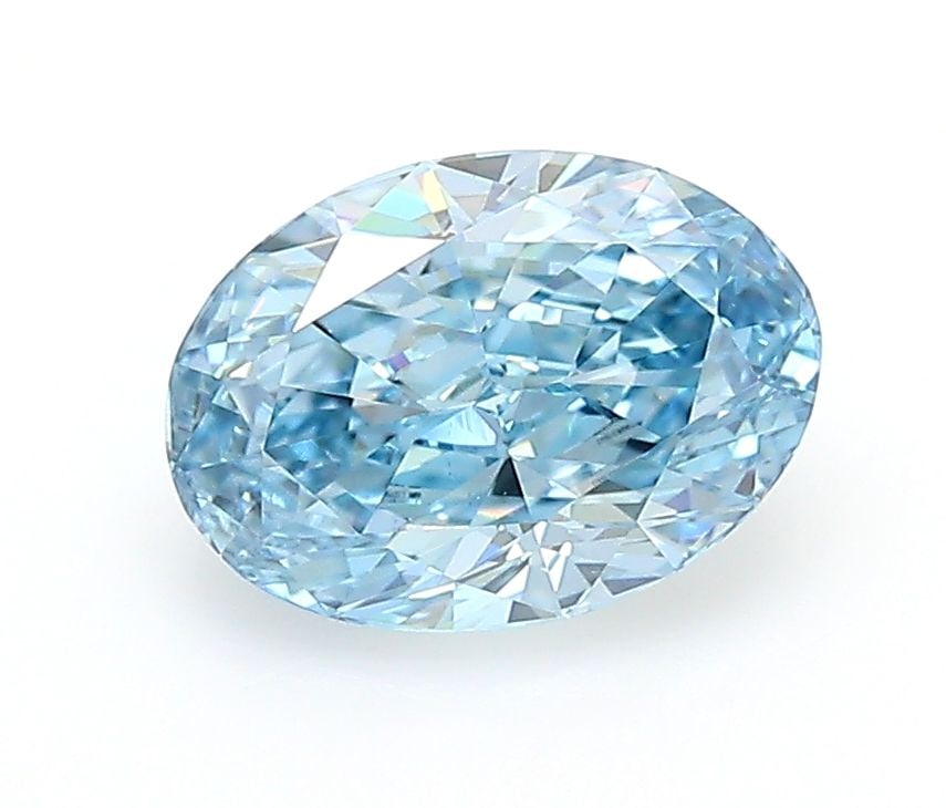Loose Diamond - OVAL 1.09ct Fancy Vivid Blue VS2: Loose Diamond - OVAL 1.09ct Fancy Vivid Blue VS2 Source: This is a real non-mined Diamond that has been grown in a lab Shape: OVAL Carats: 1.09 Color: Fancy Vivid Blue Certification: IGI Video: