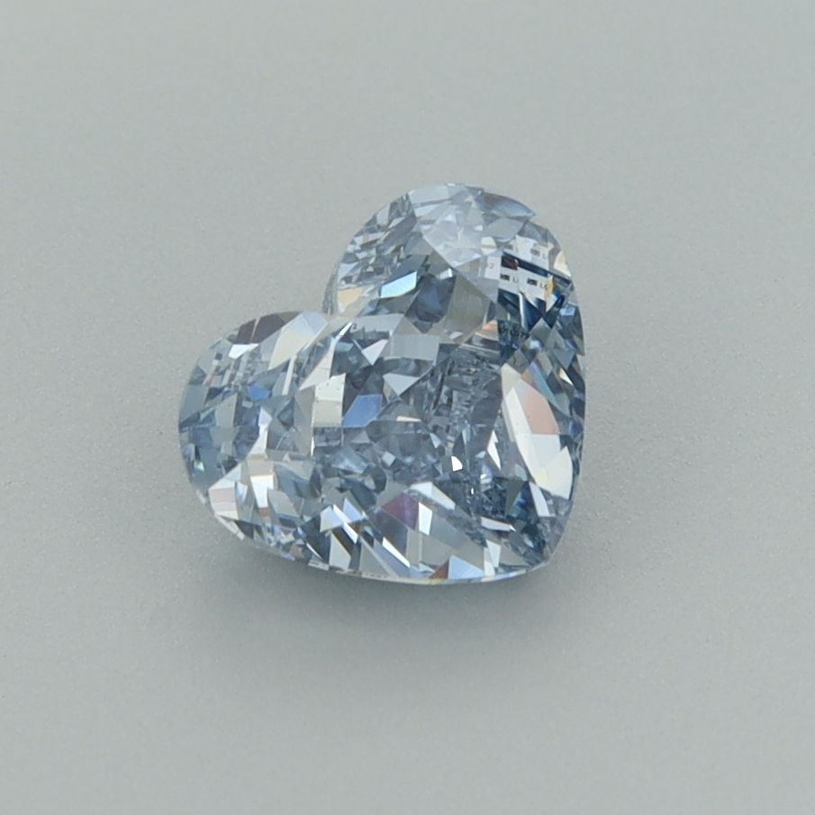 Loose Diamond - HEART 1.03ct Fancy Vivid Blue VVS2: Loose Diamond - HEART 1.03ct Fancy Vivid Blue VVS2 Source: This is a real non-mined Diamond that has been grown in a lab Shape: HEART Carats: 1.03 Color: Fancy Vivid Blue Certification: IGI Video: