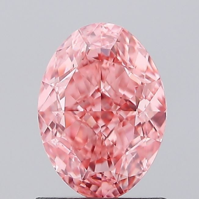 Loose Diamond - OVAL 1.05ct Fancy Vivid Pink VS1: Loose Diamond - OVAL 1.05ct Fancy Vivid Pink VS1 Source: This is a real non-mined Diamond that has been grown in a lab Shape: OVAL Carats: 1.05 Color: Fancy Vivid Pink Certification: IGI Video: