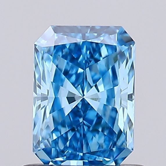 Loose Diamond - RADIANT 0.74ct Fancy Vivid Blue VS1: Loose Diamond - RADIANT 0.74ct Fancy Vivid Blue VS1 Source: This is a real non-mined Diamond that has been grown in a lab Shape: RADIANT Carats: 0.74 Color: Fancy Vivid Blue Certification: IGI Video: