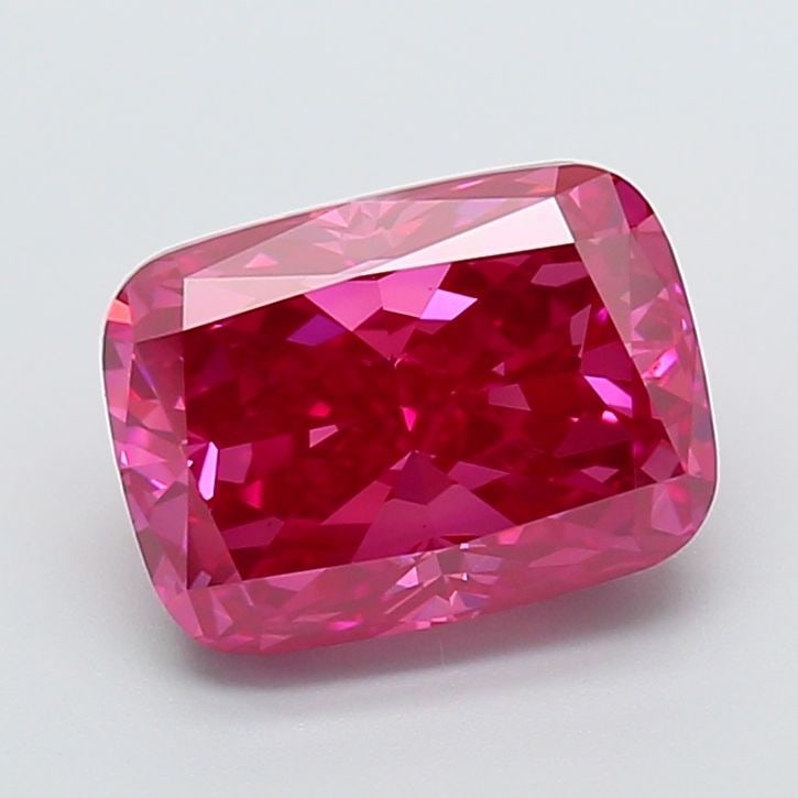 Loose Diamond - CUSHION MODIFIED 3.51ct Fancy Vivid Pink VS1: Loose Diamond - CUSHION MODIFIED 3.51ct Fancy Vivid Pink VS1 Source: This is a real non-mined Diamond that has been grown in a lab Shape: CUSHION MODIFIED Carats: 3.51 Color: Fancy Vivid Pink Certific