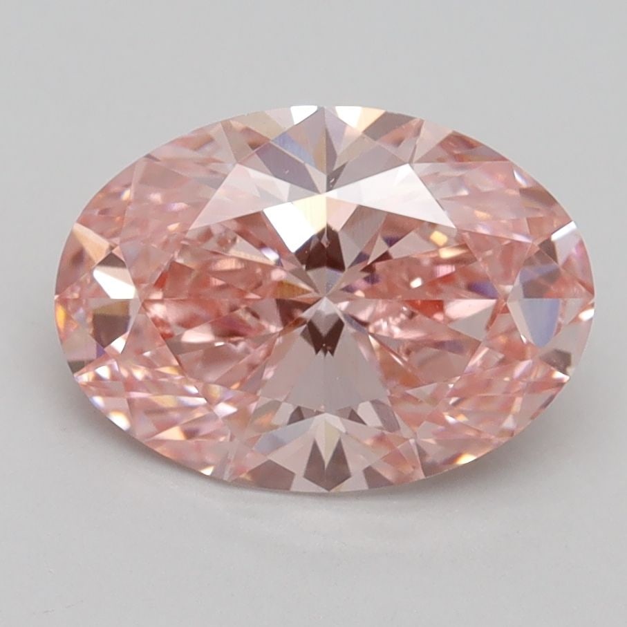 Loose Diamond - OVAL 2.3ct Fancy Vivid Pink VS2: Loose Diamond - OVAL 2.3ct Fancy Vivid Pink VS2 Source: This is a real non-mined Diamond that has been grown in a lab Shape: OVAL Carats: 2.3 Color: Fancy Vivid Pink Certification: IGI Video: