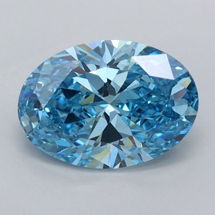 Loose Diamond - OVAL 1.0ct Fancy Vivid Blue VVS1: Loose Diamond - OVAL 1.0ct Fancy Vivid Blue VVS1 Source: This is a real non-mined Diamond that has been grown in a lab Shape: OVAL Carats: 1.0 Color: Fancy Vivid Blue Certification: IGI Video: