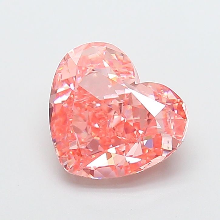 Loose Diamond - HEART 3.51ct Fancy Vivid Pink VVS2: Loose Diamond - HEART 3.51ct Fancy Vivid Pink VVS2 Source: This is a real non-mined Diamond that has been grown in a lab Shape: HEART Carats: 3.51 Color: Fancy Vivid Pink Certification: IGI Video: