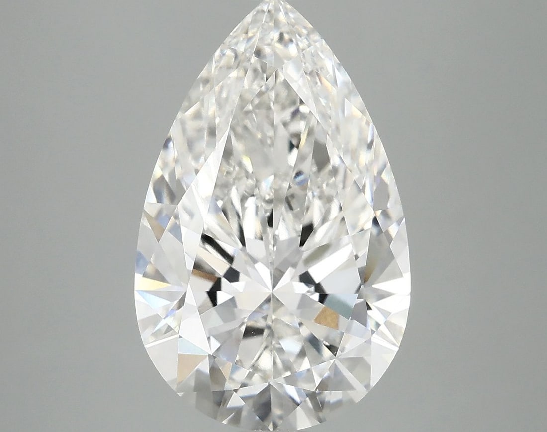 Loose Diamond - PEAR 5.03ct F VVS2: Loose Diamond - PEAR 5.03ct F VVS2 Source: This is a real non-mined Diamond that has been grown in a lab Shape: PEAR Carats: 5.03 Color: F Clarity: VVS2 Certification: IGI Video: