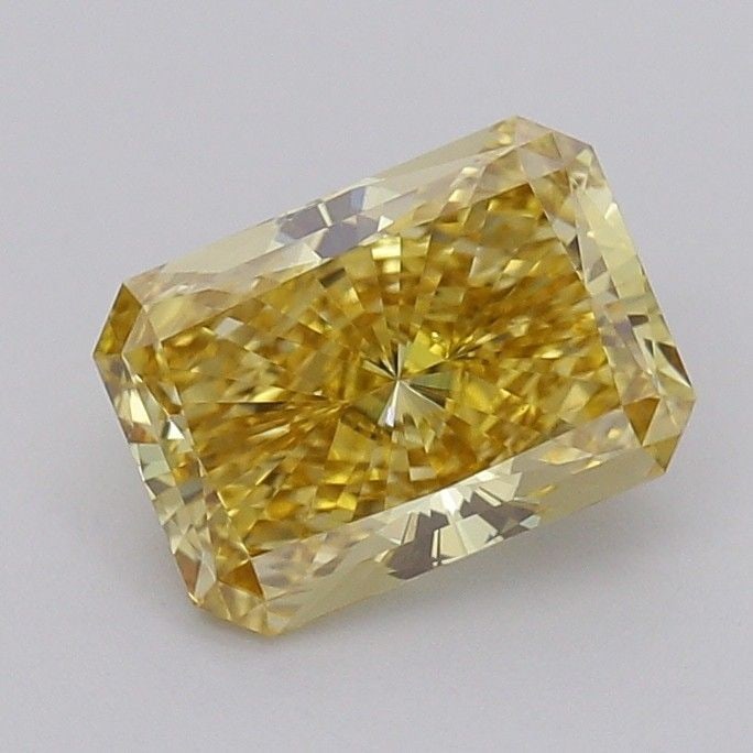 Loose Diamond - RADIANT 1.78ct Fancy Vivid Yellow VS1: Loose Diamond - RADIANT 1.78ct Fancy Vivid Yellow VS1 Source: This is a real non-mined Diamond that has been grown in a lab Shape: RADIANT Carats: 1.78 Color: Fancy Vivid Yellow Certification: IGI Vid