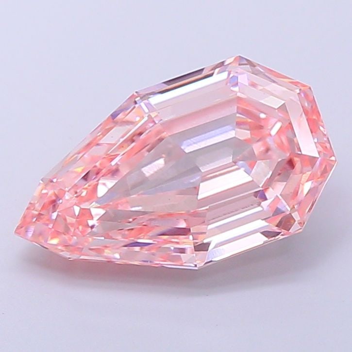 Loose Diamond - PEAR 5.03ct Fancy Vivid Pink VS1: Loose Diamond - PEAR 5.03ct Fancy Vivid Pink VS1 Source: This is a real non-mined Diamond that has been grown in a lab Shape: PEAR Carats: 5.03 Color: Fancy Vivid Pink Certification: IGI Video: Video