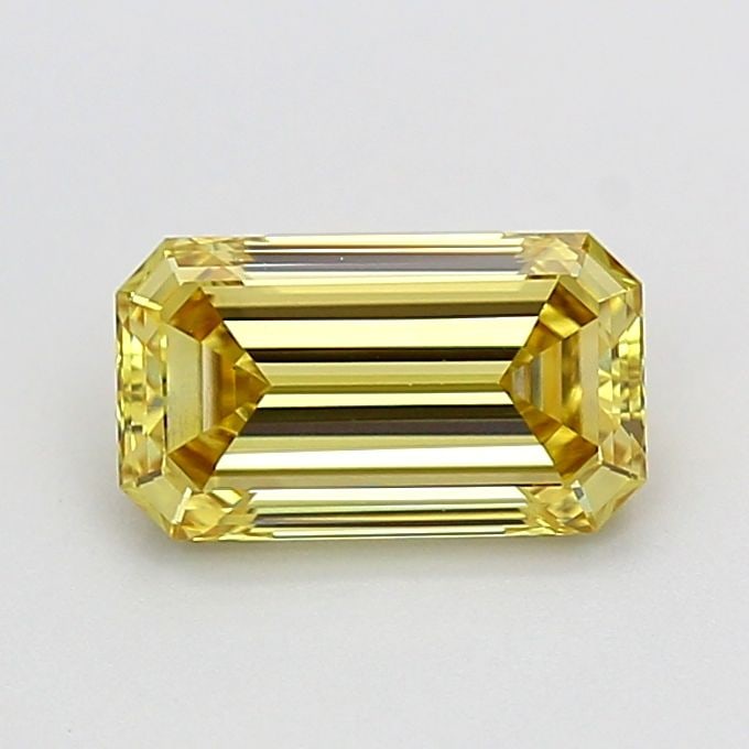 Loose Diamond - EMERALD 1.08ct Fancy Brownish Yellow VS1: Loose Diamond - EMERALD 1.08ct Fancy Brownish Yellow VS1 Source: This is a real non-mined Diamond that has been grown in a lab Shape: EMERALD Carats: 1.08 Color: Fancy Brownish Yellow Certification: I