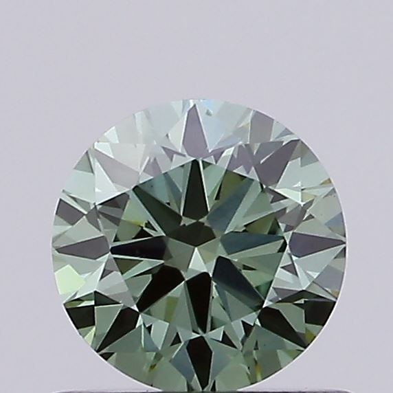 Loose Diamond - ROUND 0.58ct Fancy Vivid Green VS1: Loose Diamond - ROUND 0.58ct Fancy Vivid Green VS1 Source: This is a real non-mined Diamond that has been grown in a lab Shape: ROUND Carats: 0.58 Color: Fancy Vivid Green Certification: IGI The