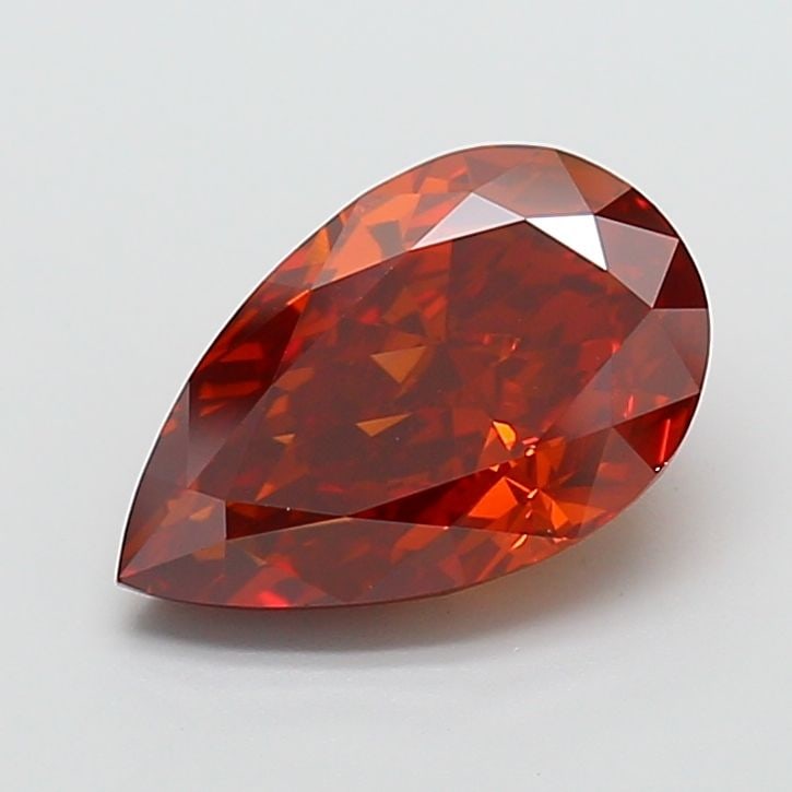 Loose Diamond - PEAR 4.01ct Fancy Deep Orange VS1 (1 of 1)