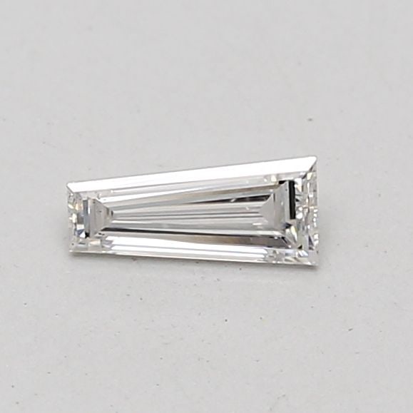 Loose Diamond - TAPERED BAGUETTE 0.2ct F VS2: Loose Diamond - TAPERED BAGUETTE 0.2ct F VS2 Source: This is a real non-mined Diamond that has been grown in a lab Shape: TAPERED BAGUETTE Carats: 0.2 Color: F Clarity: VS2 Certification: NONE Video: