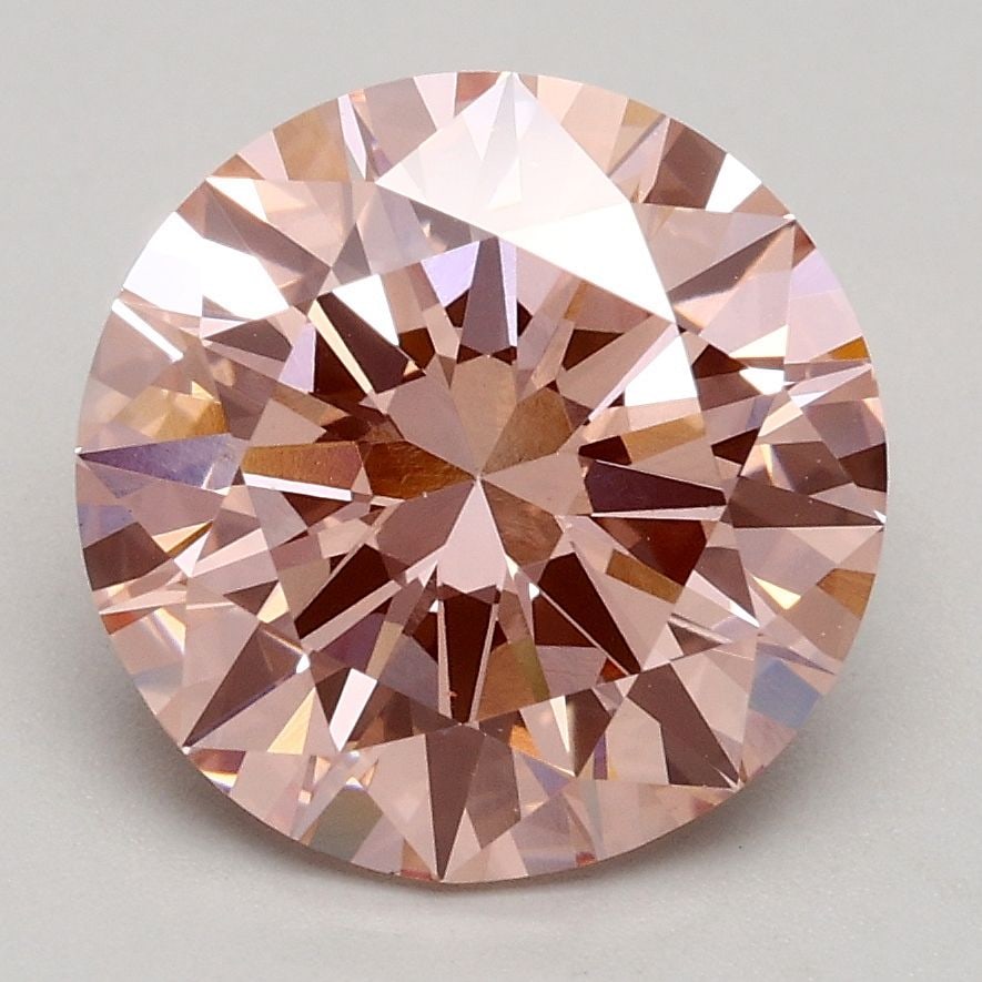 Loose Diamond - ROUND 2.5ct Fancy Intense Pink VS1: Loose Diamond - ROUND 2.5ct Fancy Intense Pink VS1 Source: This is a real non-mined Diamond that has been grown in a lab Shape: ROUND Carats: 2.5 Color: Fancy Intense Pink Certification: IGI Video: