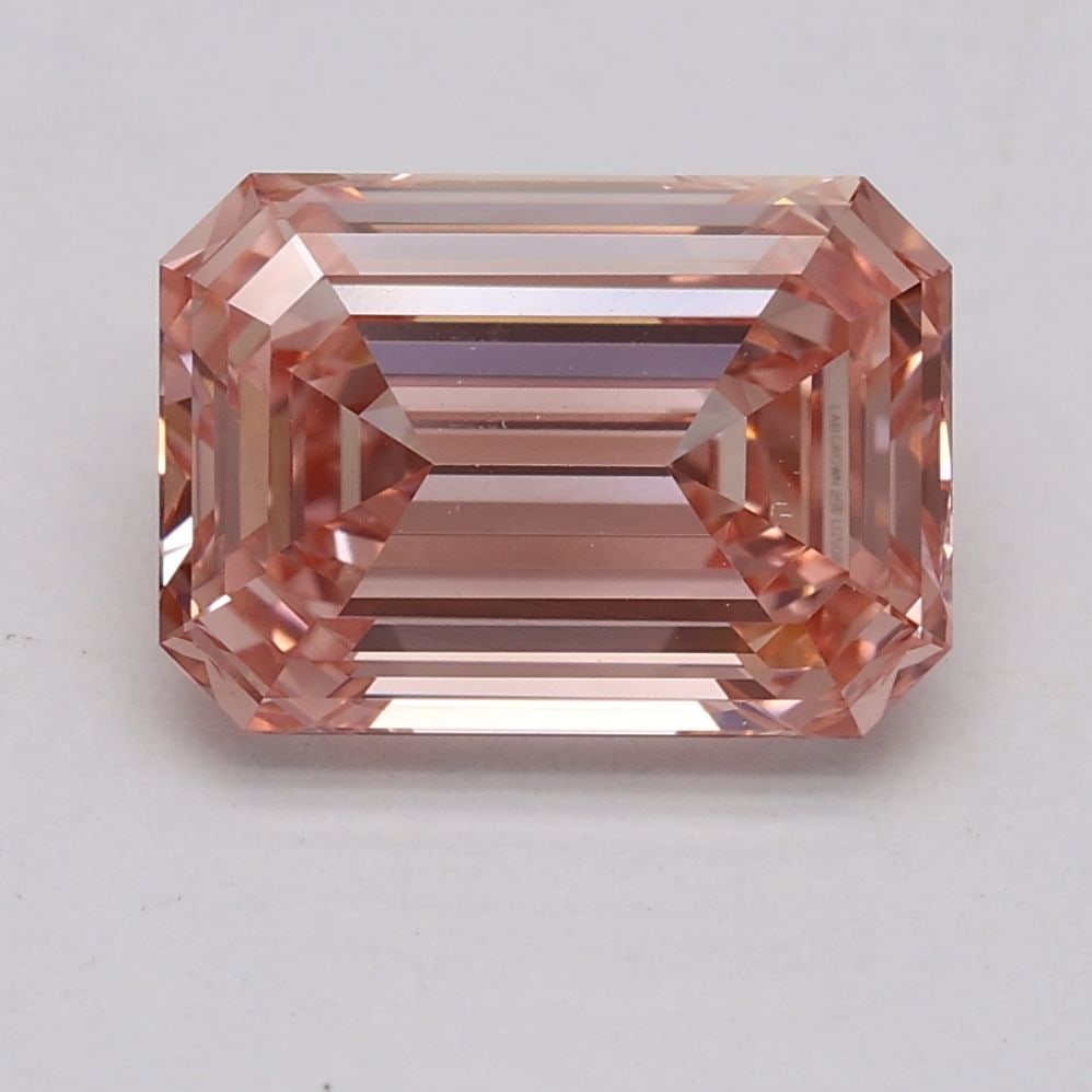 Loose Diamond - EMERALD 2.03ct Fancy Intense Pink VS2: Loose Diamond - EMERALD 2.03ct Fancy Intense Pink VS2 Source: This is a real non-mined Diamond that has been grown in a lab Shape: EMERALD Carats: 2.03 Color: Fancy Intense Pink Certification: IGI Vid