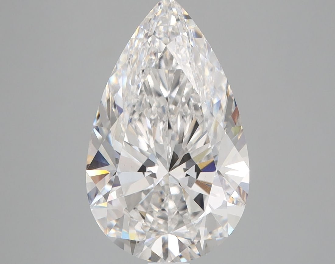 Loose Diamond - PEAR 3.58ct D VVS2: Loose Diamond - PEAR 3.58ct D VVS2 Source: This is a real non-mined Diamond that has been grown in a lab Shape: PEAR Carats: 3.58 Color: D Clarity: VVS2 Certification: IGI Video:
