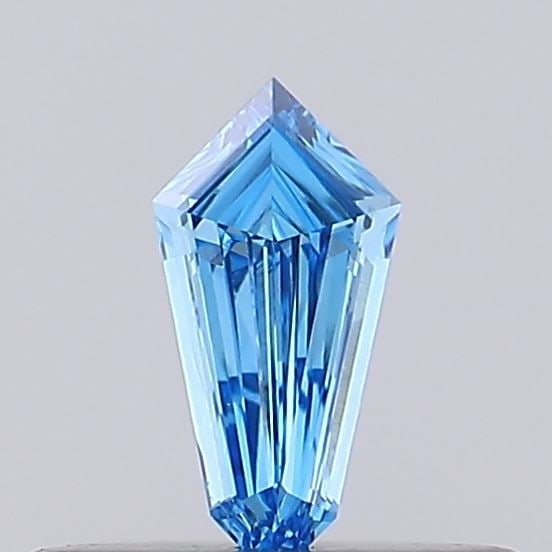 Loose Diamond - SHIELD 0.18ct Fancy Vivid Blue VS1: Loose Diamond - SHIELD 0.18ct Fancy Vivid Blue VS1 Source: This is a real non-mined Diamond that has been grown in a lab Shape: SHIELD Carats: 0.18 Color: Fancy Vivid Blue Certification: NONE Video: