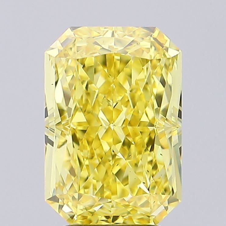 Loose Diamond - RADIANT 4.03ct Fancy Vivid Yellow VS1 (1 of 1)