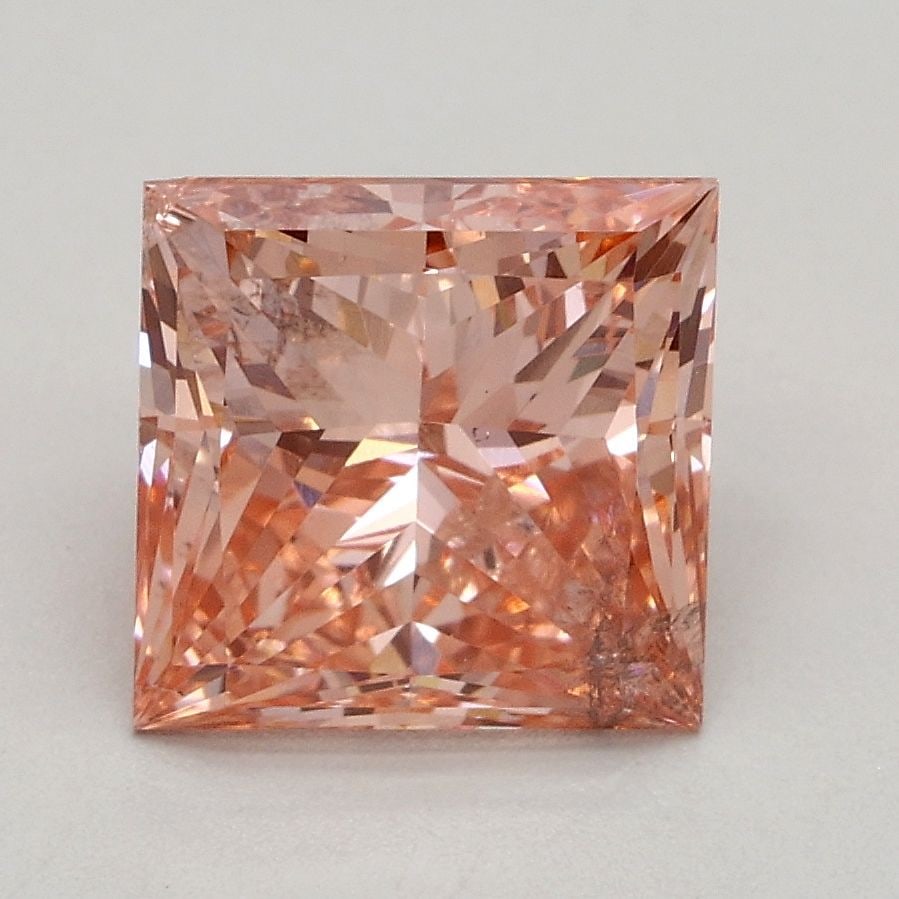 Loose Diamond - PRINCESS 2.0ct Fancy Intense Pink SI2: Loose Diamond - PRINCESS 2.0ct Fancy Intense Pink SI2 Source: This is a real non-mined Diamond that has been grown in a lab Shape: PRINCESS Carats: 2.0 Color: Fancy Intense Pink Certification: IGI Vid