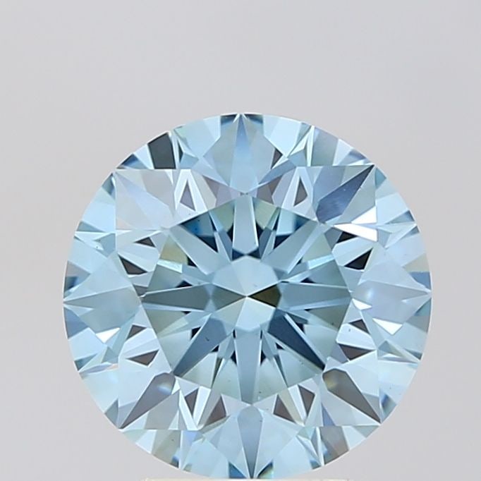 Ideal Loose Diamond - ROUND 3.07ct Fancy Vivid Blue VS1: Ideal Loose Diamond - ROUND 3.07ct Fancy Vivid Blue VS1 Source: This is a real non-mined Diamond that has been grown in a lab Shape: ROUND Carats: 3.07 Color: Fancy Vivid Blue Certification: IGI The D
