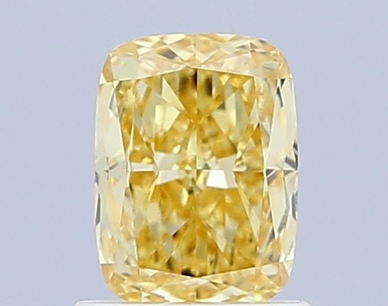 Loose Diamond - CUSHION MODIFIED 1.19ct Fancy Vivid Yellow VVS2: Loose Diamond - CUSHION MODIFIED 1.19ct Fancy Vivid Yellow VVS2 Source: This is a real non-mined Diamond that has been grown in a lab Shape: CUSHION MODIFIED Carats: 1.19 Color: Fancy Vivid Yellow Cer