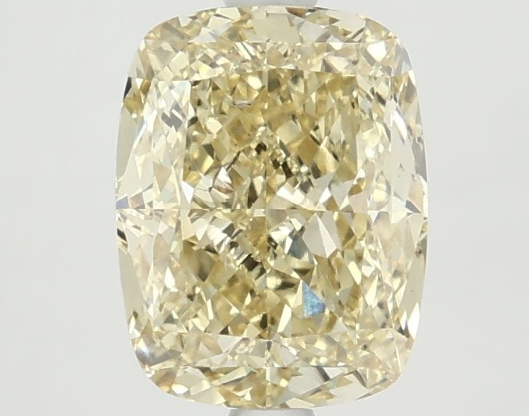 Loose Diamond - CUSHION BRILLIANT 3.02ct Fancy Vivid Yellow SI1: Loose Diamond - CUSHION BRILLIANT 3.02ct Fancy Vivid Yellow SI1 Source: This is a real non-mined Diamond that has been grown in a lab Shape: CUSHION BRILLIANT Carats: 3.02 Color: Fancy Vivid Yellow Ce