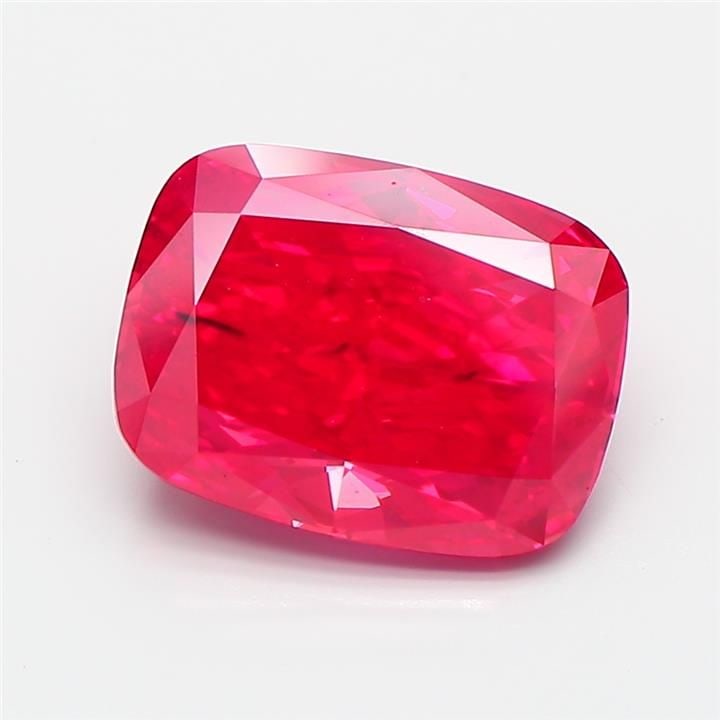 Loose Diamond - CUSHION MODIFIED 3.01ct Fancy Vivid Red SI1 (1 of 1)
