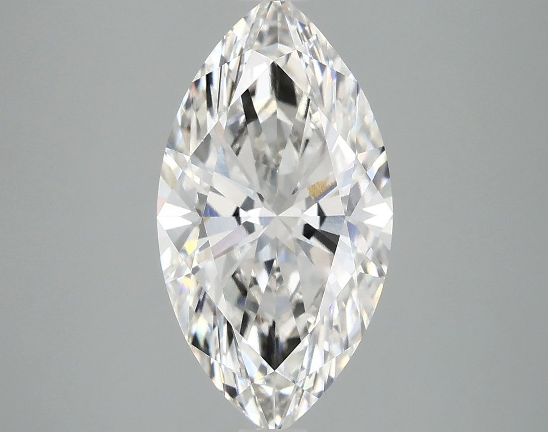 Loose Diamond - MARQUISE 3.1ct F VVS2: Loose Diamond - MARQUISE 3.1ct F VVS2 Source: This is a real non-mined Diamond that has been grown in a lab Shape: MARQUISE Carats: 3.1 Color: F Clarity: VVS2 Certification: IGI Video: