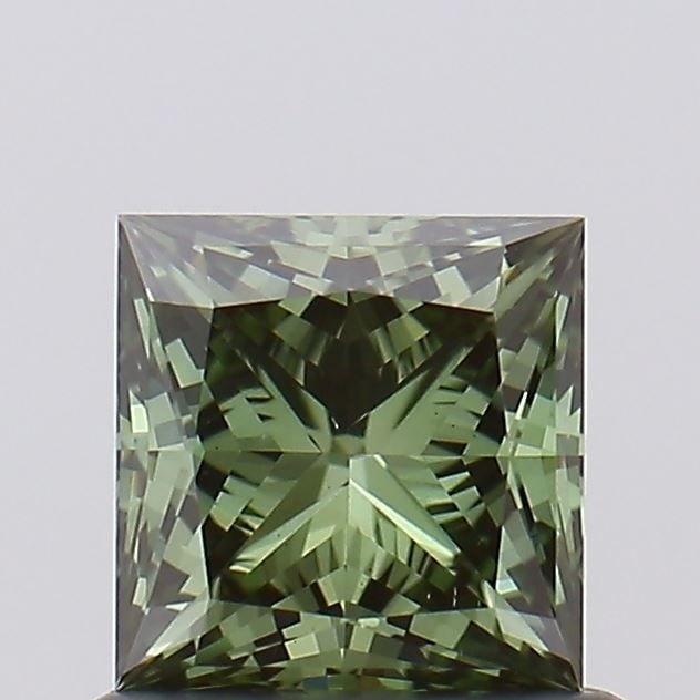 Loose Diamond - PRINCESS 0.71ct Fancy Vivid Green VS1: Loose Diamond - PRINCESS 0.71ct Fancy Vivid Green VS1 Source: This is a real non-mined Diamond that has been grown in a lab Shape: PRINCESS Carats: 0.71 Color: Fancy Vivid Green Certification: NONE Vi