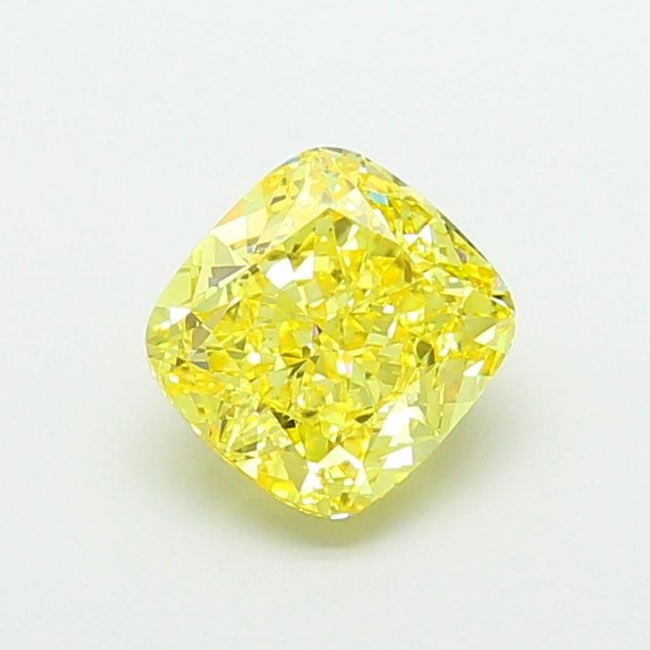 Loose Diamond - CUSHION MODIFIED 6.06ct Fancy Vivid Yellow VS1: Loose Diamond - CUSHION MODIFIED 6.06ct Fancy Vivid Yellow VS1 Source: This is a real non-mined Diamond that has been grown in a lab Shape: CUSHION MODIFIED Carats: 6.06 Color: Fancy Vivid Yellow Cert