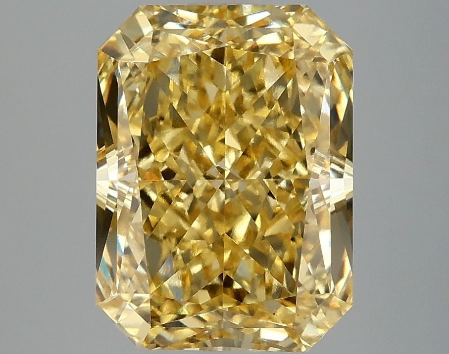 Loose Diamond - RADIANT 4.06ct Fancy Vivid Yellow VS1: Loose Diamond - RADIANT 4.06ct Fancy Vivid Yellow VS1 Source: This is a real non-mined Diamond that has been grown in a lab Shape: RADIANT Carats: 4.06 Color: Fancy Vivid Yellow Certification: IGI Vid