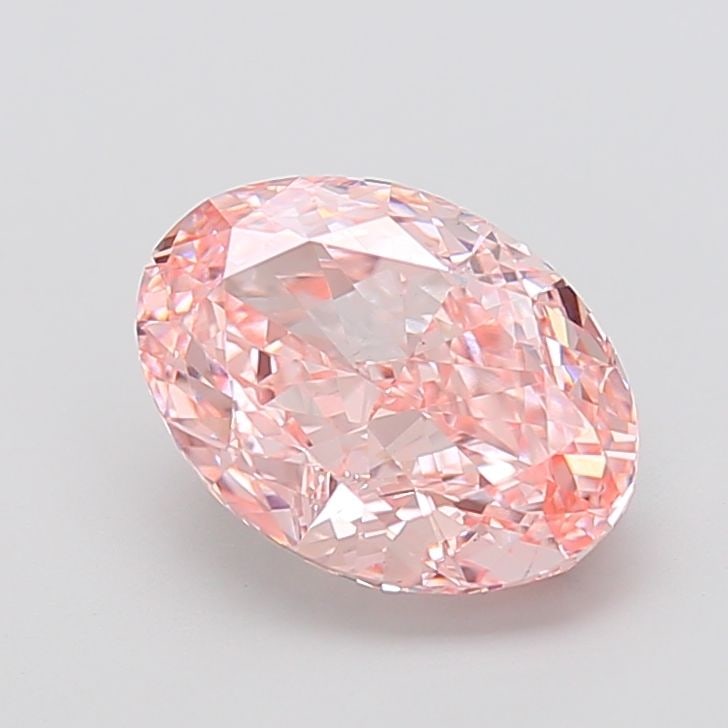 Loose Diamond - OVAL 3.73ct Fancy Vivid Pink VS1: Loose Diamond - OVAL 3.73ct Fancy Vivid Pink VS1 Source: This is a real non-mined Diamond that has been grown in a lab Shape: OVAL Carats: 3.73 Color: Fancy Vivid Pink Certification: IGI Video:
