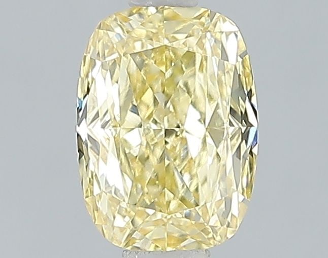 Loose Diamond - CUSHION MODIFIED 1.18ct Fancy Intense Yellow VVS2: Loose Diamond - CUSHION MODIFIED 1.18ct Fancy Intense Yellow VVS2 Source: This is a real non-mined Diamond that has been grown in a lab Shape: CUSHION MODIFIED Carats: 1.18 Color: Fancy Intense Yellow