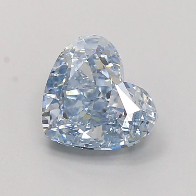 Loose Diamond - HEART 1.25ct Fancy Intense Blue VS1: Loose Diamond - HEART 1.25ct Fancy Intense Blue VS1 Source: This is a real non-mined Diamond that has been grown in a lab Shape: HEART Carats: 1.25 Color: Fancy Intense Blue Certification: IGI Video: