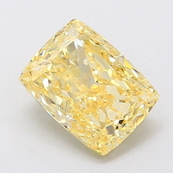 Loose Diamond - CUSHION MODIFIED 1.02ct Fancy Intense Yellow SI1: Loose Diamond - CUSHION MODIFIED 1.02ct Fancy Intense Yellow SI1 Source: This is a real non-mined Diamond that has been grown in a lab Shape: CUSHION MODIFIED Carats: 1.02 Color: Fancy Intense Yellow 